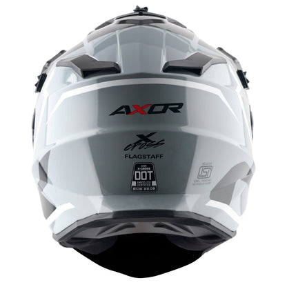 Motorcycle Full Face Off-road motocross helmet dual visor grey black
