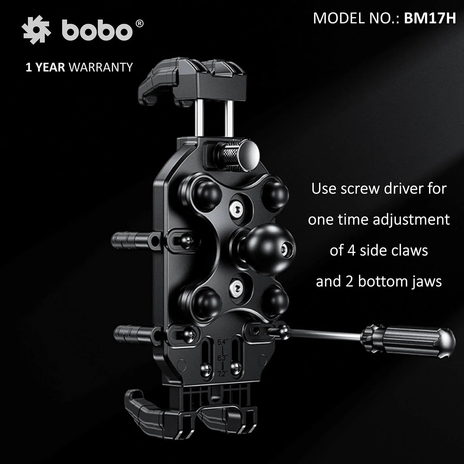 motorcycle anti-vibration anti-theft smartphone/mobile holder mount