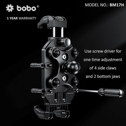 motorcycle anti-vibration anti-theft smartphone/mobile holder mount