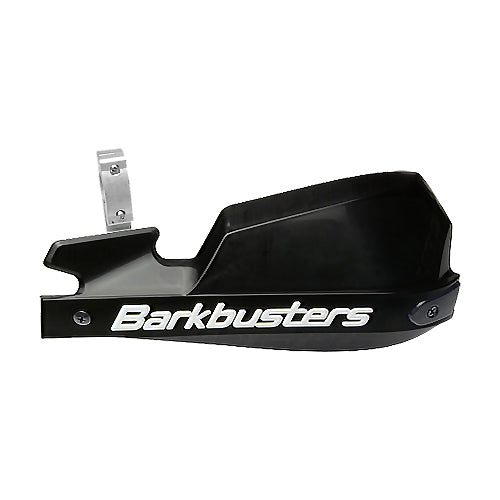 Motorcycle Hand / lever guard barkbusters black with black letters