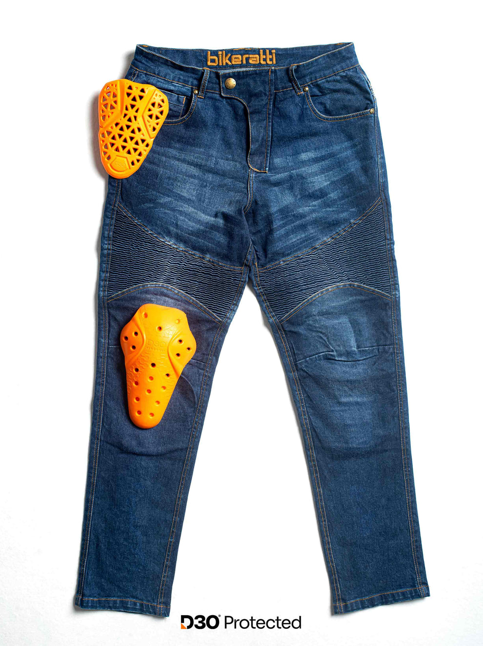 motorcycle/bike riding jean blue denim D3O kevlar 