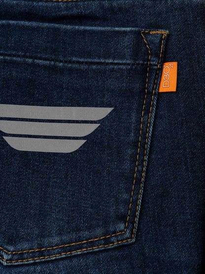 motorcycle/bike riding jean blue denim D3O kevlar 