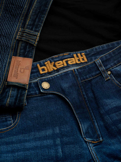 motorcycle/bike riding jean blue denim D3O kevlar 