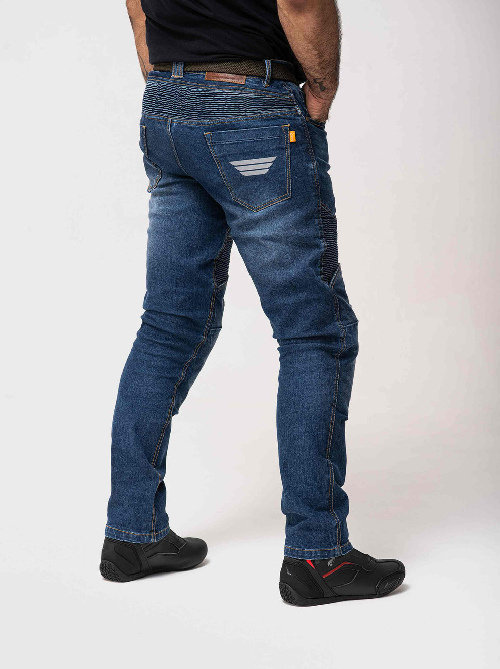 motorcycle/bike riding jean blue denim D3O kevlar 