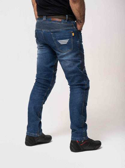motorcycle/bike riding jean blue denim D3O kevlar 