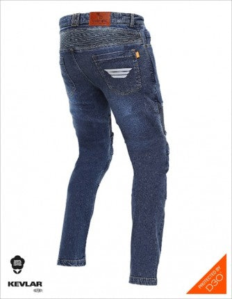 motorcycle/bike riding jean blue denim D3O kevlar 