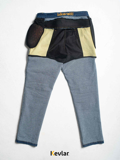 motorcycle/bike riding jean blue denim D3O kevlar 