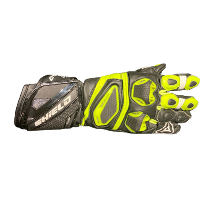 Shield Viper X Full Gauntlet Gloves (Black HiViz)