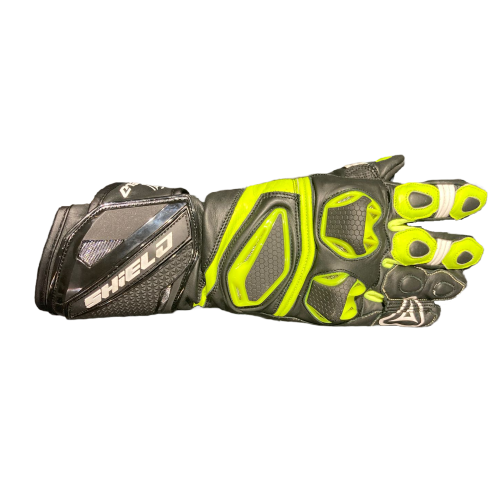 Shield Viper X Full Gauntlet Gloves (Black HiViz)