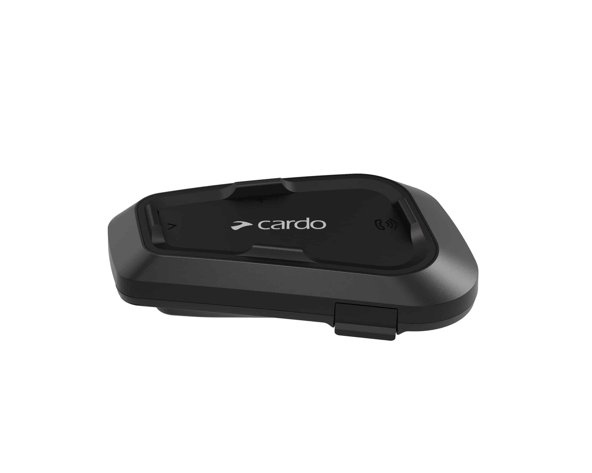 Black Cardo Intercom system for moto enthusiasts 