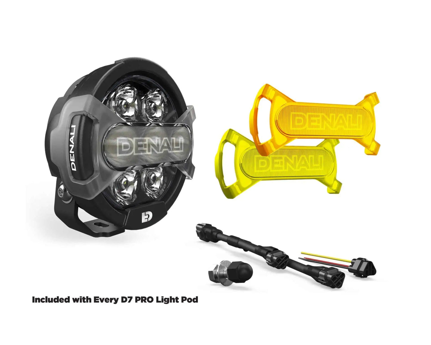 DENALI D7 PRO Multi-Beam Auxiliary Light Pods with Modular X-Lens System – Set of 2