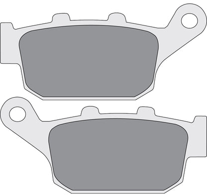 Motorcycle Rear break pad OEM alternative sintered extended range for Kawasaki z900 / honda 650