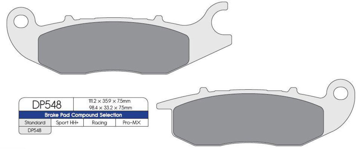 Motorcycle front break pad set kit for honda transalp xl 750