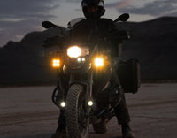 motorcycle fog/auxiliary lights trioptic technology Denali