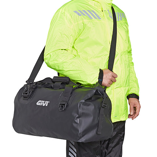 Givi Waterproof Cylinder 40 Ltr Black - Tail Bag [EA115BK]