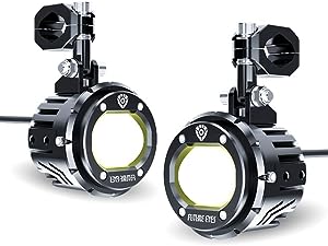 Motorcycle Fog/Aux round lights  waterproof with switch 