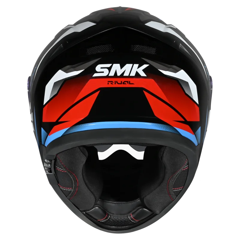 SMK Typhoon Rival Black White Red [213] - Full Face Helmet