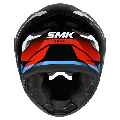SMK Typhoon Rival Black White Red [213] - Full Face Helmet