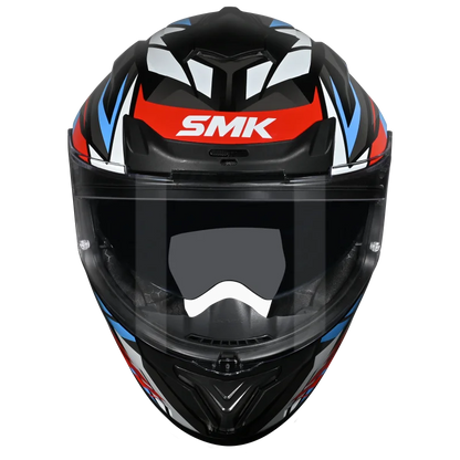 SMK Typhoon Rival Black White Red [213] - Full Face Helmet