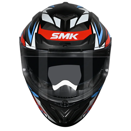 SMK Typhoon Rival Black White Red [213] - Full Face Helmet