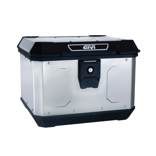 Motorcycle aluminium topbox 47 Litres with key