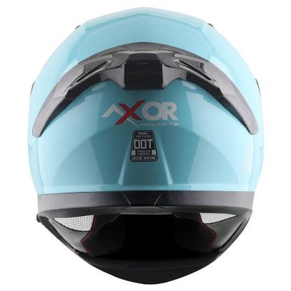 AXOR APEX SOLID BLUE COLOR HELMET