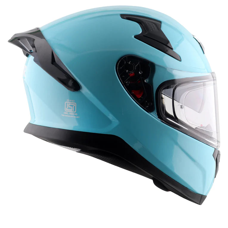 AXOR APEX SOLID BLUE COLOR HELMET