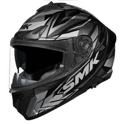 SMK Typhoon Rival Black Grey Grey [266] - Full Face Helmet