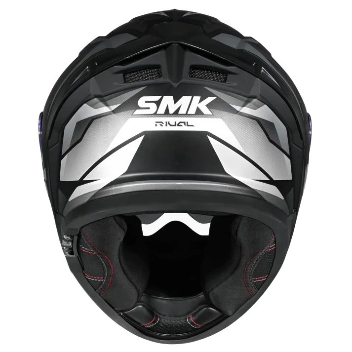 SMK Typhoon Rival Black Grey Grey [266] - Full Face Helmet