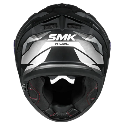 SMK Typhoon Rival Black Grey Grey [266] - Full Face Helmet