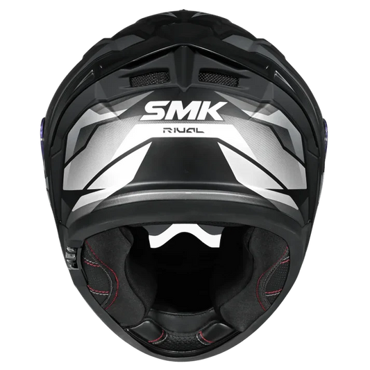 SMK Typhoon Rival Black Grey Grey [266] - Full Face Helmet