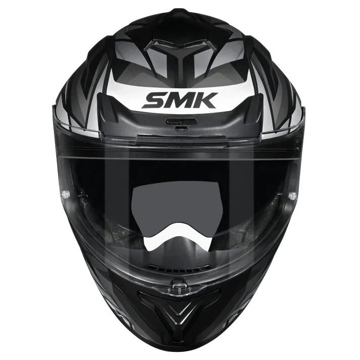 SMK Typhoon Rival Black Grey Grey [266] - Full Face Helmet