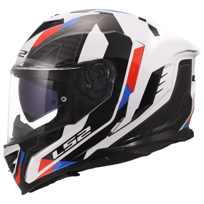 LS2 FF818 Sporty White Blue Red