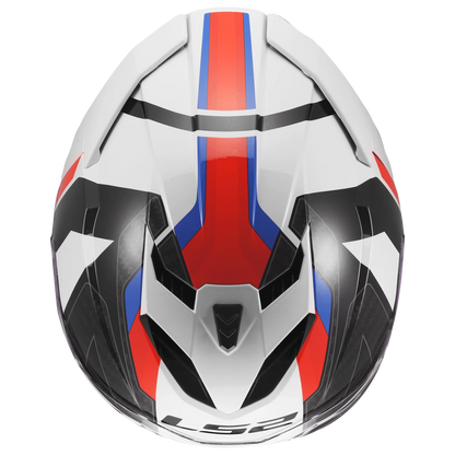 LS2 FF818 Sporty White Blue Red