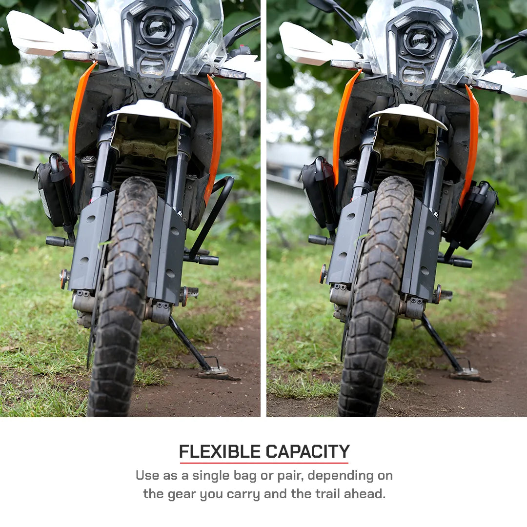 Motorcycle trailpack black for ktm / enduro 250 / 390 2025 model 