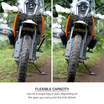Motorcycle trailpack black for ktm / enduro 250 / 390 2025 model 