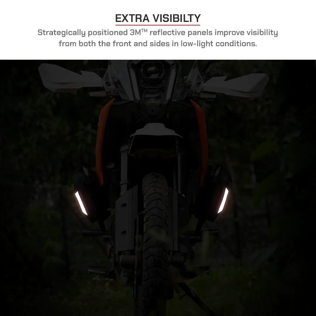 Motorcycle trailpack black for ktm / enduro 250 / 390 2025 model 