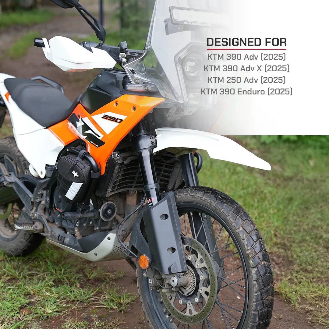Motorcycle trailpack black for ktm / enduro 250 / 390 2025 model 