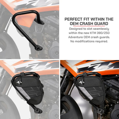 Motorcycle trailpack black for ktm / enduro 250 / 390 2025 model 