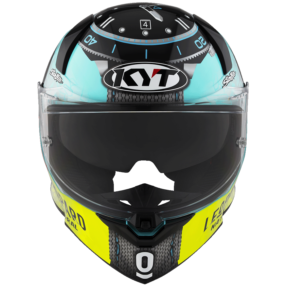 Motorcycle full face helmet kyt - leopard edition  foggia misano 2022 rep graphic - dual visor, ISI 