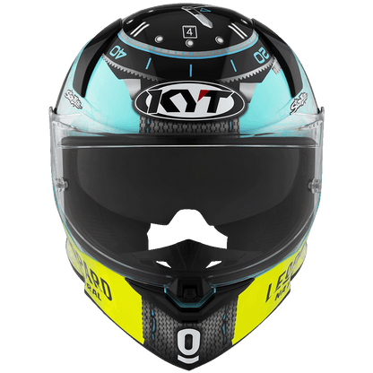 Motorcycle full face helmet kyt - leopard edition  foggia misano 2022 rep graphic - dual visor, ISI 