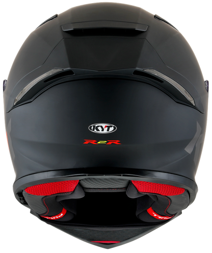 Motorcycle full face helmet matt black - dual visor, ece 22.06, ISI , dual spoiler, 6 point vents - aero tested, sport touring