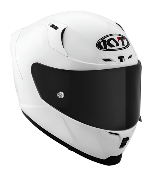 Motorcycle full face solid white helmet 