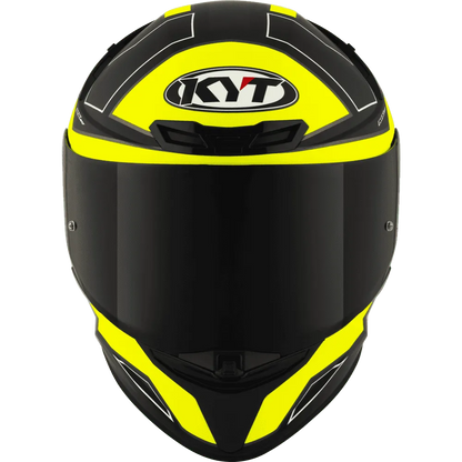 Motorcycle black neon white geometric graphics helmet