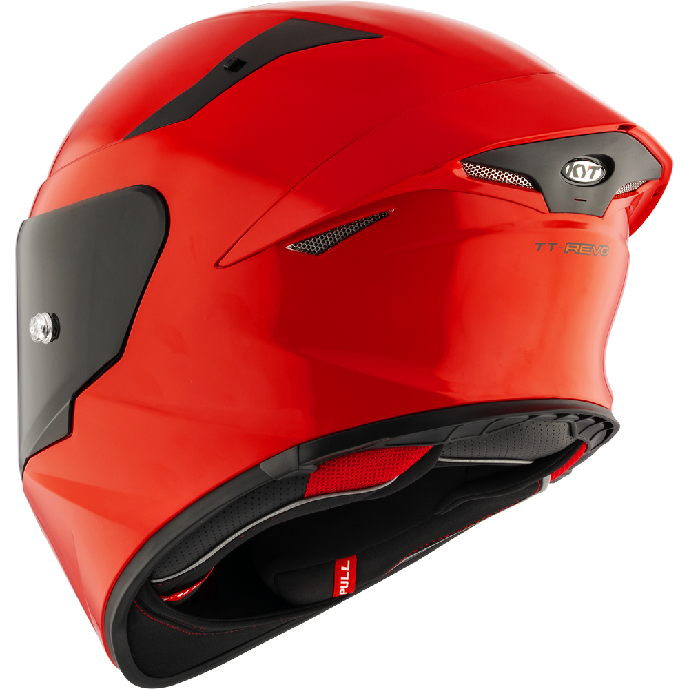 Motorcycle full face glossy red helmet ece 22.06 / ISI / 6 point vent - aero max