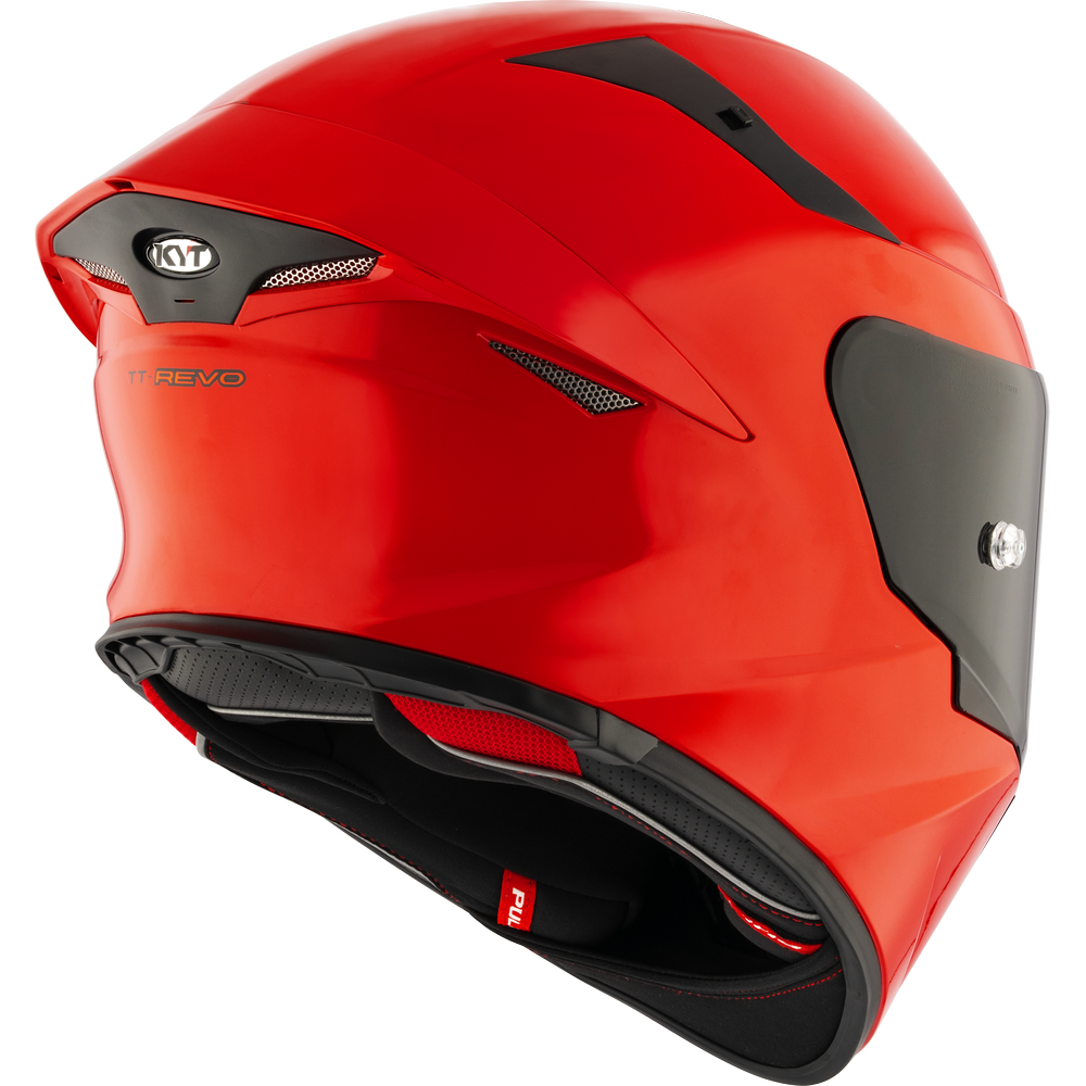 Motorcycle full face glossy red helmet ece 22.06 / ISI / 6 point vent - aero max