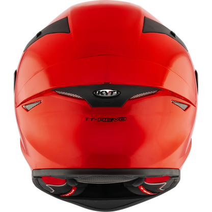 Motorcycle full face glossy red helmet ece 22.06 / ISI / 6 point vent - aero max