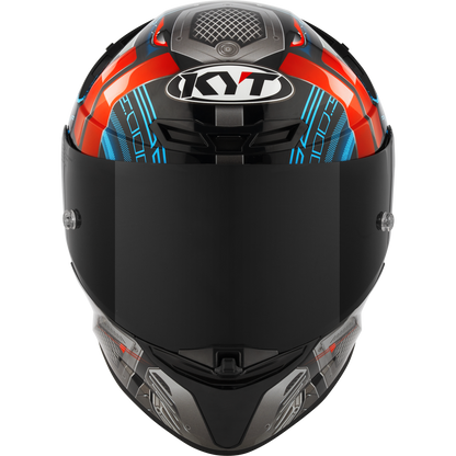 Motorcycle full face helmet black blue red grey electro hi tech synchrotron graphical - ece / ISI 