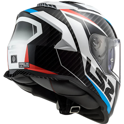motorcycle LS2 racer carbon finish helmet FF800