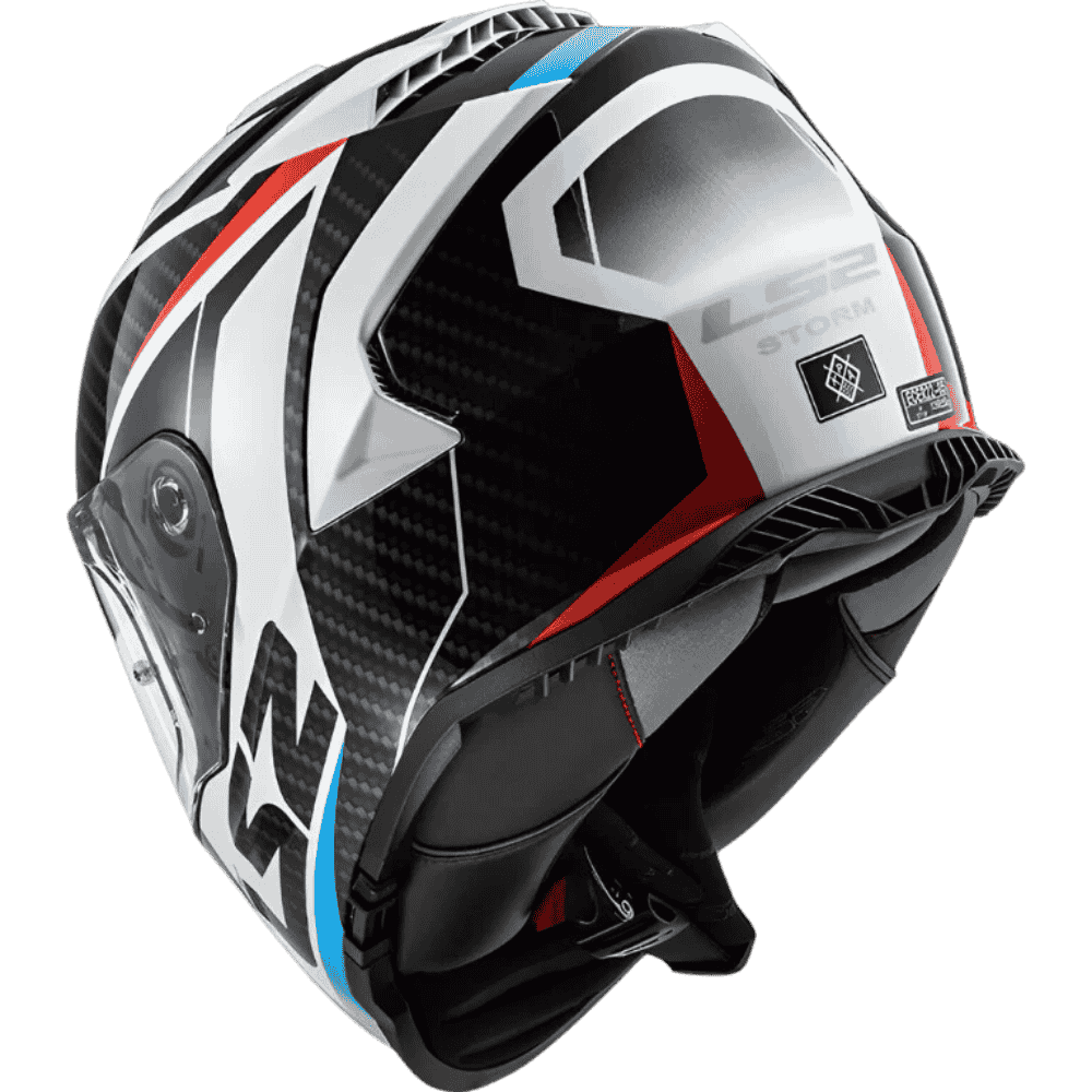 motorcycle LS2 racer carbon finish helmet FF800